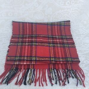 Vintage Christian Dior Monsieur Plaid Scarf Made In France